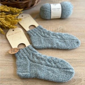 Hand knitted socks